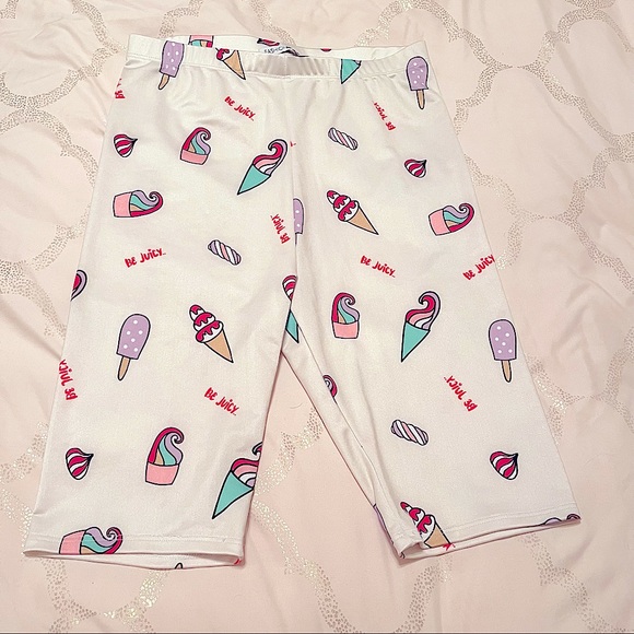 fashion nova ice cream biker short set medium NWT - Picture 4 of 9